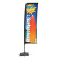 Promotional Rectangle Flag w/ 14' Spike Base